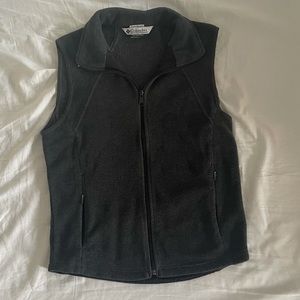 Columbia Zip Up Vest Grey Small